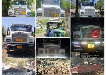 10 vehicles seized for illegal extraction & transportation of minerals in Ganderbal: Police