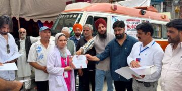 Nearly 100 Units of Blood Collected at Mega Donation Camp in Budgam