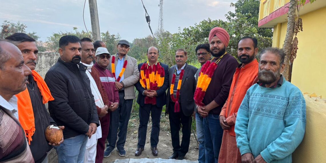 MLA Ramgarh Kick-Starts Lane & Drain Development Work at Village Dabuj Kaka