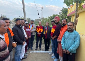 MLA Ramgarh Kick-Starts Lane & Drain Development Work at Village Dabuj Kaka
