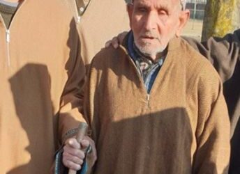 112 year old man casts vote in Naidkhai Bandipora