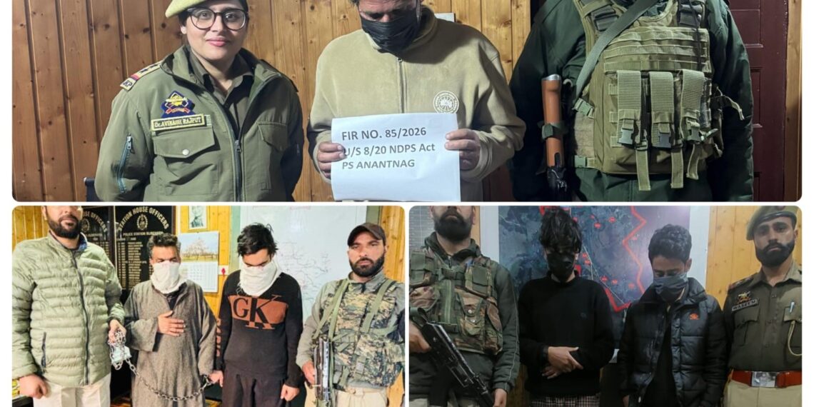 14 drug peddlers arrested across Kashmir; medical shop sealed: Police
