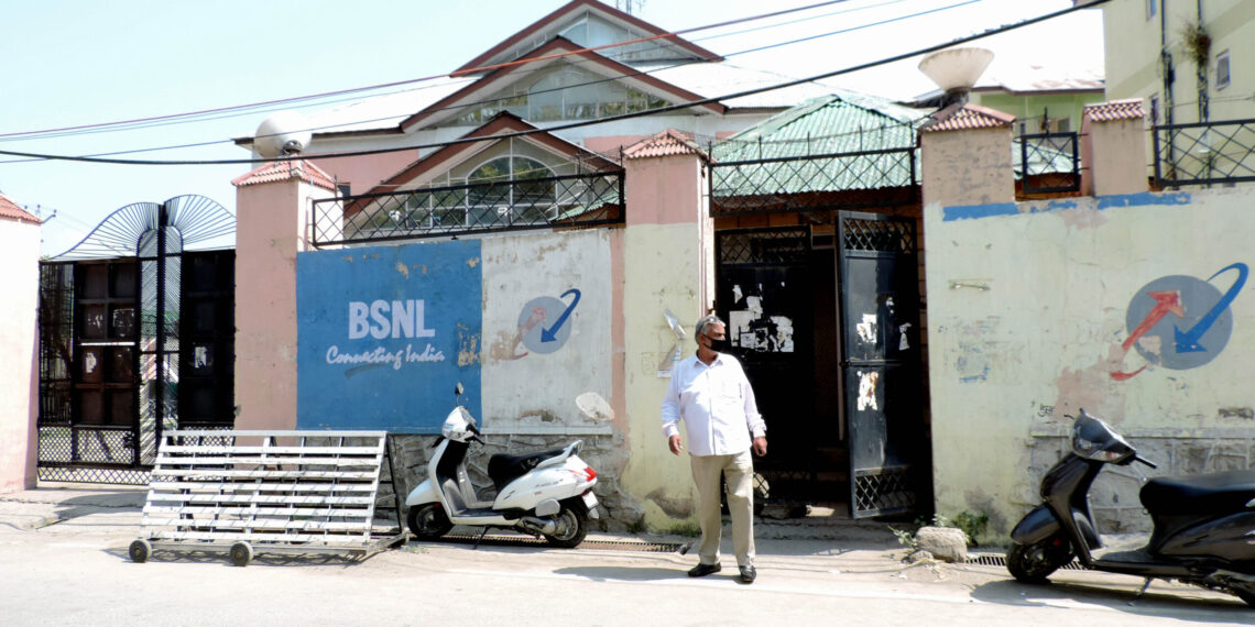 BSNL office in Srinagar reopened on Monday after a week as some staffers were tested COVID-19 pandemic positive last week