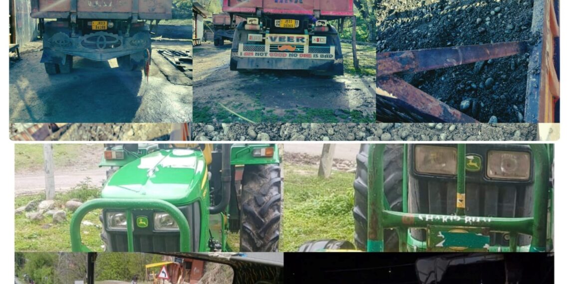 15 vehicles seized for illegal mining in Ganderbal, Anantnag , Shopian : Police
