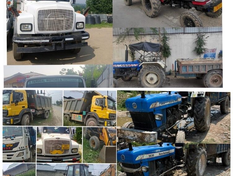 Police Seize 15 Vehicles, Register Six Cases in Illegal Mining Crackdown