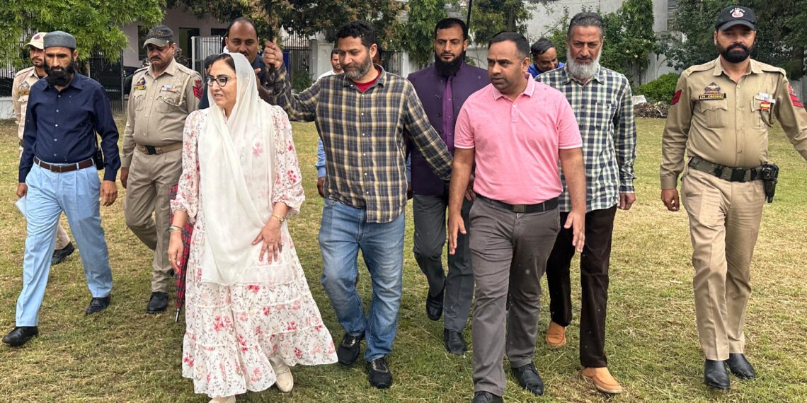 *Dr Syed Darakhshan visited Eidgah Jammu to review on-the-spot preparations for Eid prayers*