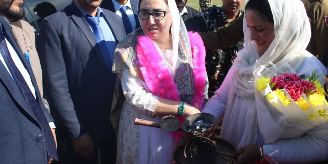 Dr Darakhshan begins Mega plantation drive of Waqf Board from Eidgah in Srinagar today