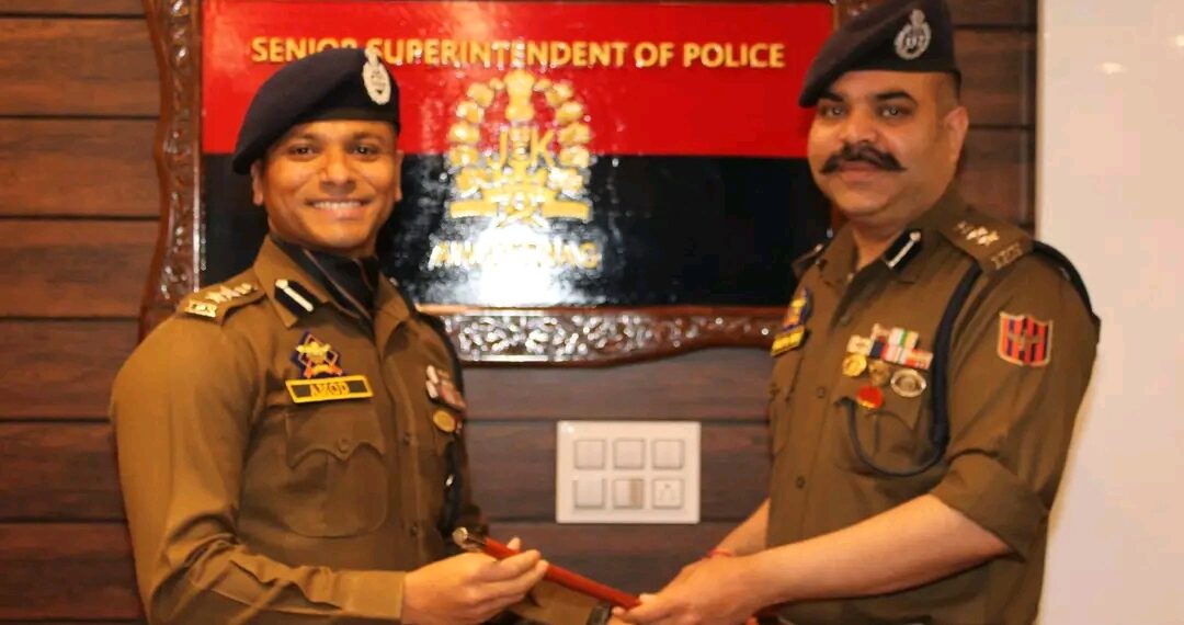 Amod Ashok Nagpure takes charge as SSP Anantnag