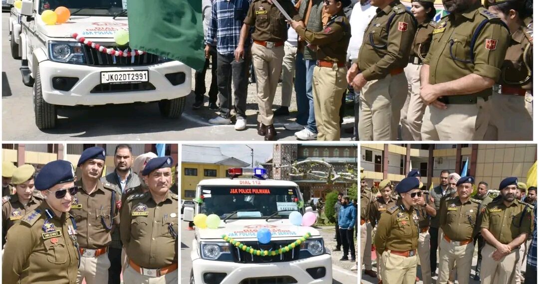 SSP Pulwama flags off Dial-112 Vehicles to strengthen Emergency Response