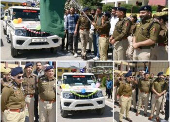 SSP Pulwama flags off Dial-112 Vehicles to strengthen Emergency Response