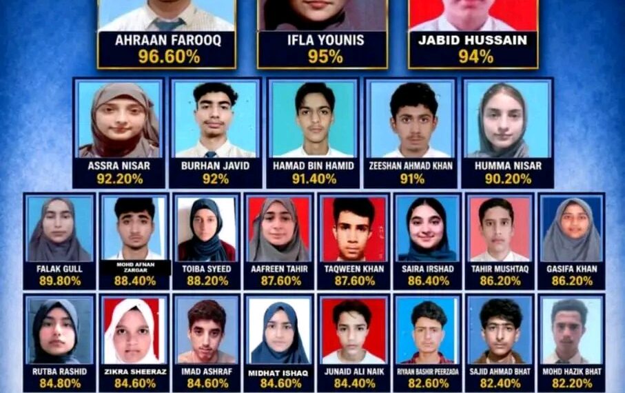 J&K Police Public School Excels in CBSE Class 10th Board Examination 2025–26