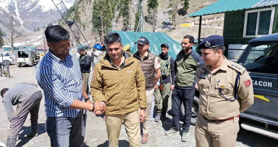 SSP Ganderbal reviews preparations for Amarnath Yatra 2026 at Baltal Base Camp