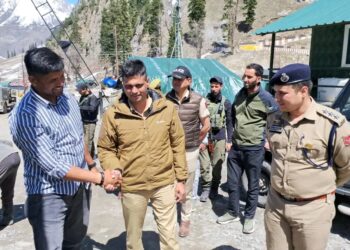 SSP Ganderbal reviews preparations for Amarnath Yatra 2026 at Baltal Base Camp
