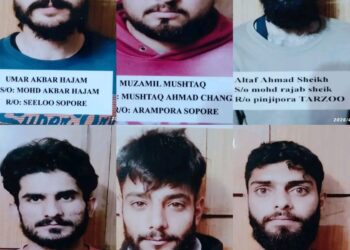 Six booked under PSA for Vandalism during Student protest in Sopore