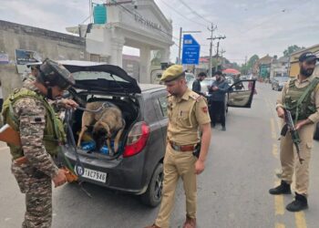 Police deploy Sniffer Dog Squad to combat Drug Menace in Srinagar 