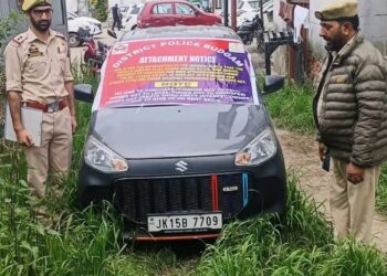Police attach movable property of drug peddler in Budgam