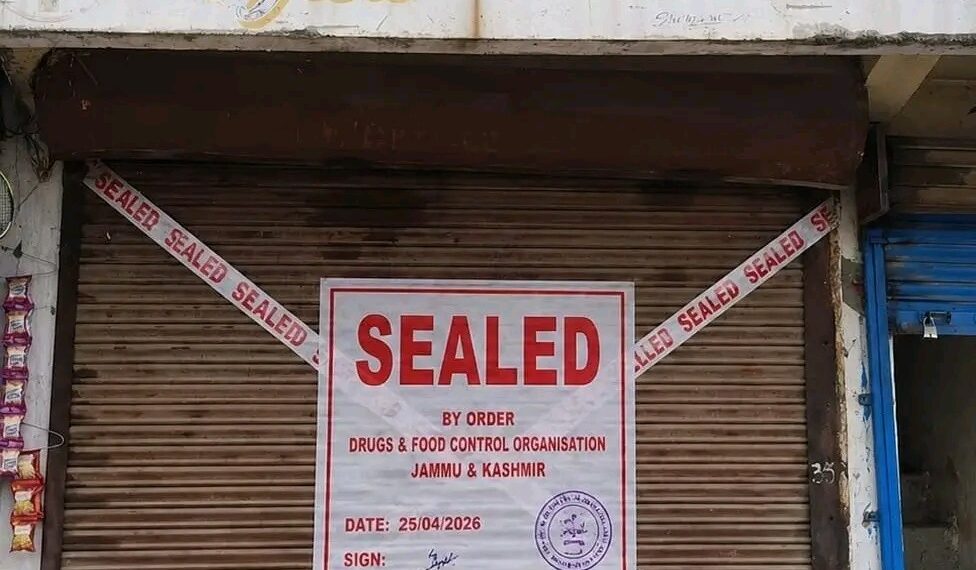 Police crack down on Drug Network in Baramulla; Medical Shop sealed
