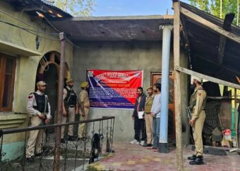 Police attach ₹1.5 Cr property of drug peddler in Srinagar
