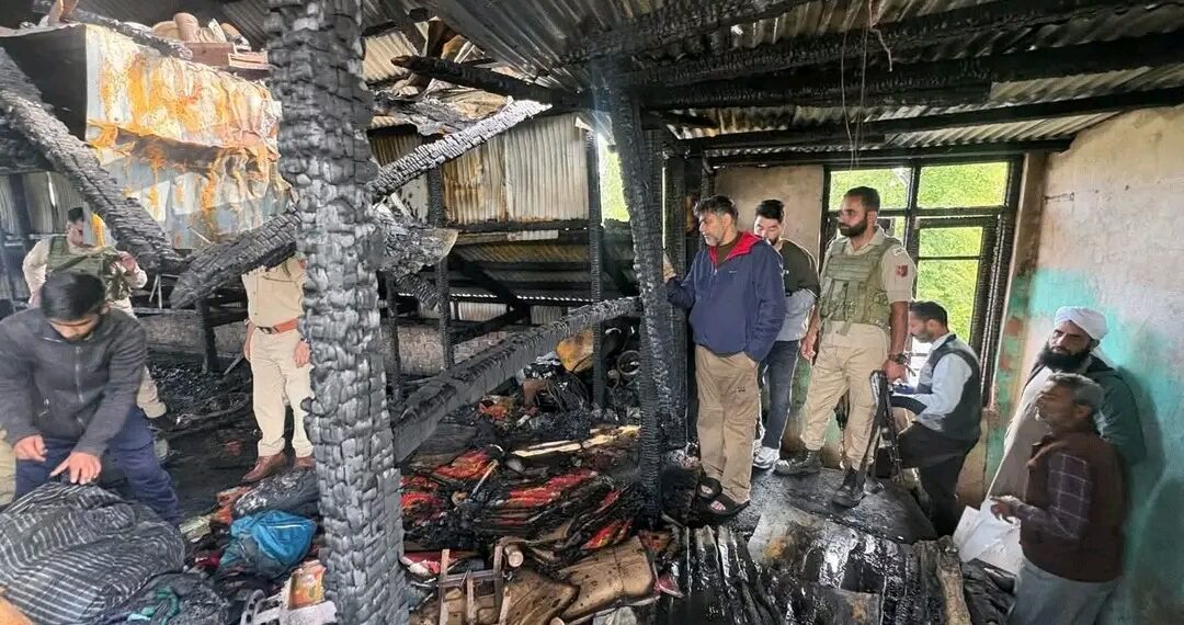 12-year-old boy killed, 3 injured as fire damages Darul Uloom in Anantnag