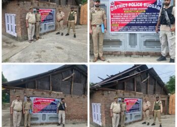 J&K Police attach properties worth ₹80 Lakhs of drug peddlers in Budgam