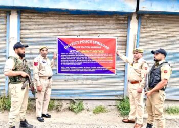 Police attach properties worth Rs 6 crore of notorious drug peddlers in Srinagar 