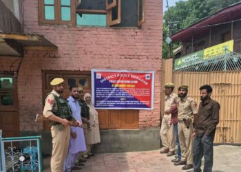 Police attach properties worth Rs 5 Crores under NDPS Act in Srinagar 