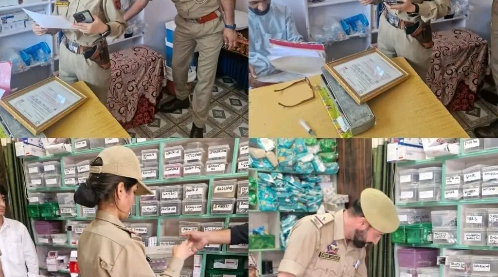 Police intensify checking of medical shops in Sopore