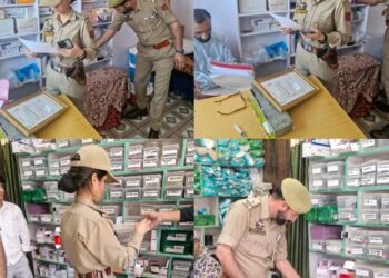 Police intensify checking of medical shops in Sopore