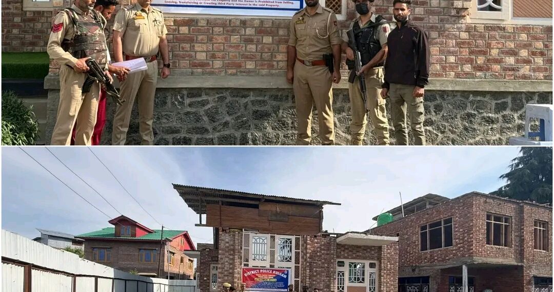 Police attach residential houses of drug peddlers worth over Rs 1 crore in Kulgam