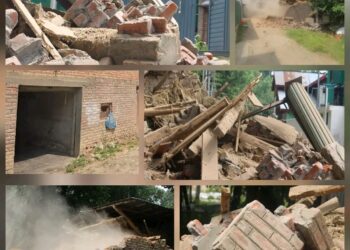 Property of Notorious Drug Peddler Demolished In Awantipora: Police