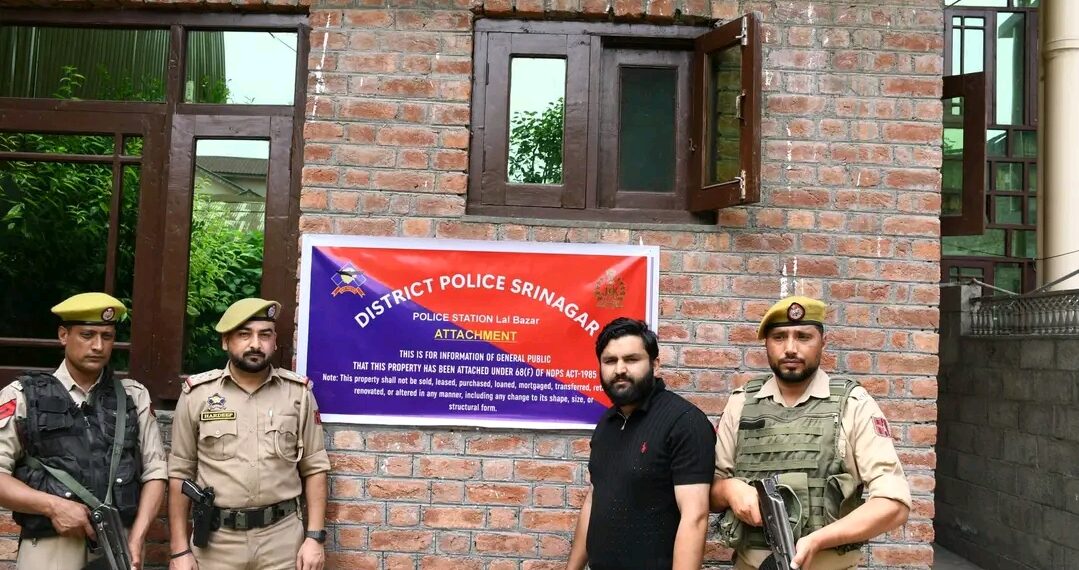 Police attach properties and vehicles worth over Rs 4 crore under NDPS Act in Srinagar 