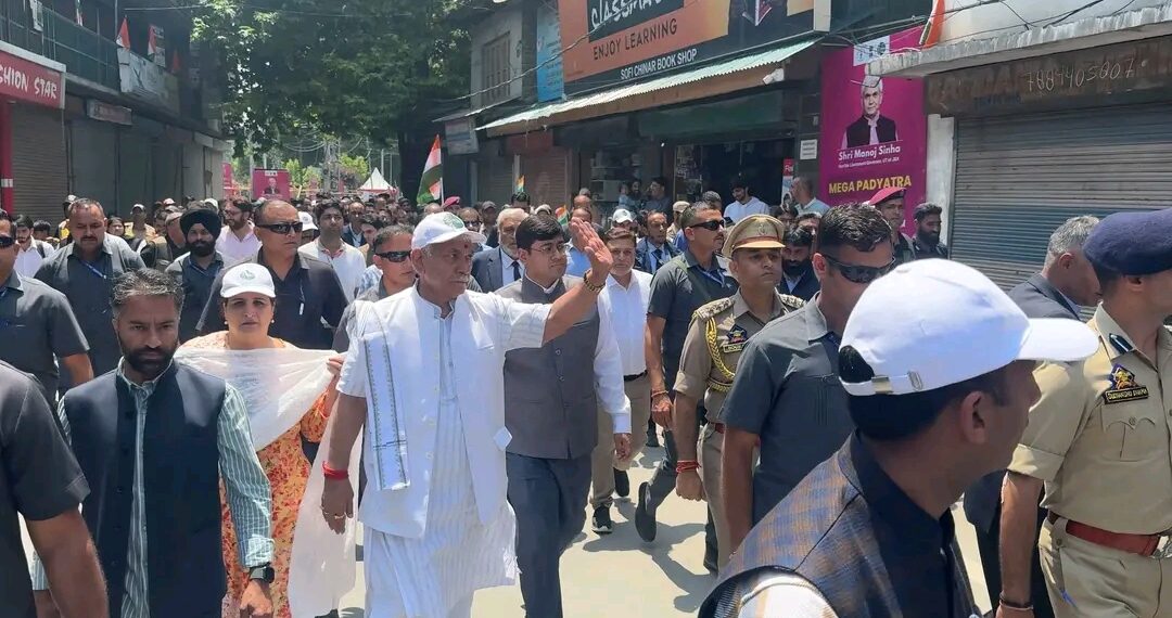 Historic movement against Narco-Terrorism has emerged across Kashmir: LG Sinha in Ganderbal 