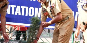 DGP J&K leads tree plantation drive at DPL Srinagar on World Environment Day