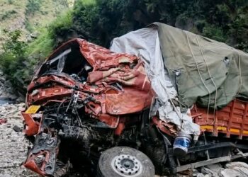 Pampore Driver Killed After Truck Overturns in Ramban