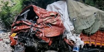 Pampore Driver Killed After Truck Overturns in Ramban