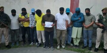Police busts gambling den in Baramulla; 09 persons apprehended, cash seized