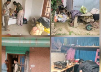 Narcotic Raids conducted at multiple locations in Awantipora