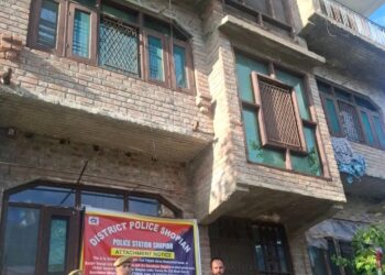 Police Attach Residential House Acquired Through Proceeds of Drug Trafficking In Shopian