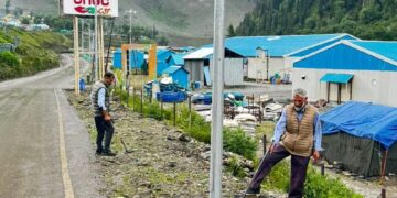 J&K Police conducts Advance Security Tasking (AST) on Ganderbal–Baltal & Kheerbhawani Axis