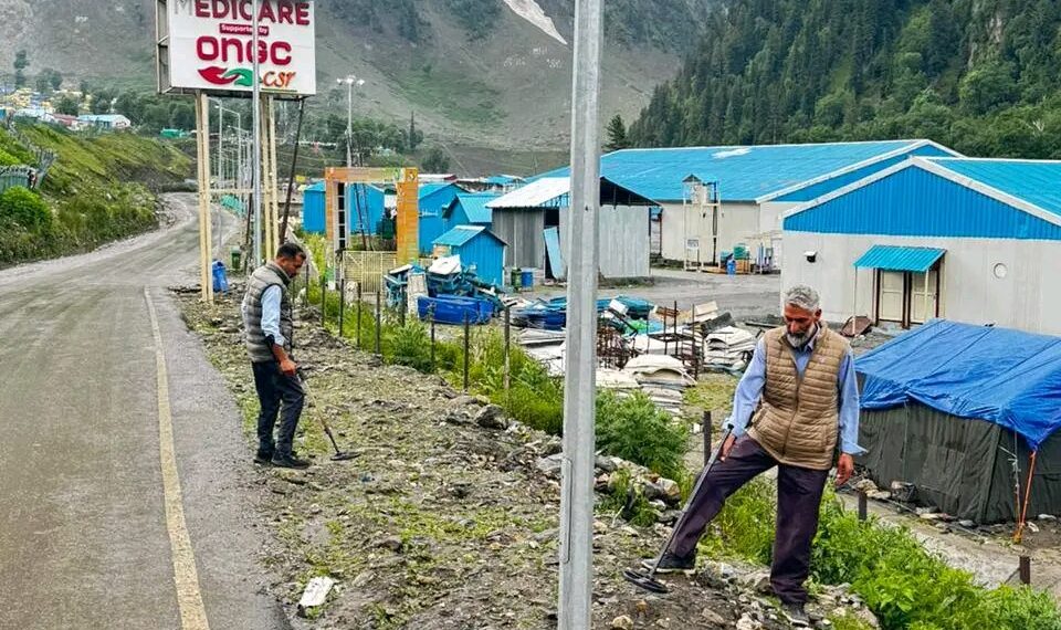 J&K Police conducts Advance Security Tasking (AST) on Ganderbal–Baltal & Kheerbhawani Axis