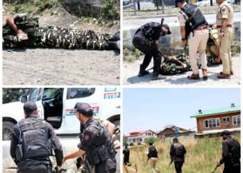 Police conduct high-intensity security preparedness mock drill ahead of SANJY-2026 in Budgam