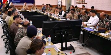 DGP J&K Chairs UT-Wide Security Review Meeting on Ongoing Amarnath Yatra