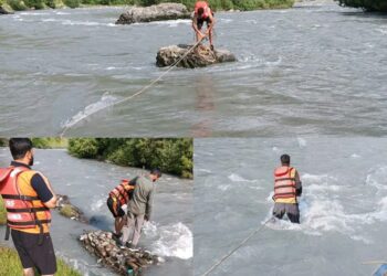 Search Enters 2nd Day to Trace Body of 10-Year-Old Boy Drowned in Kishanganga River in Gurez