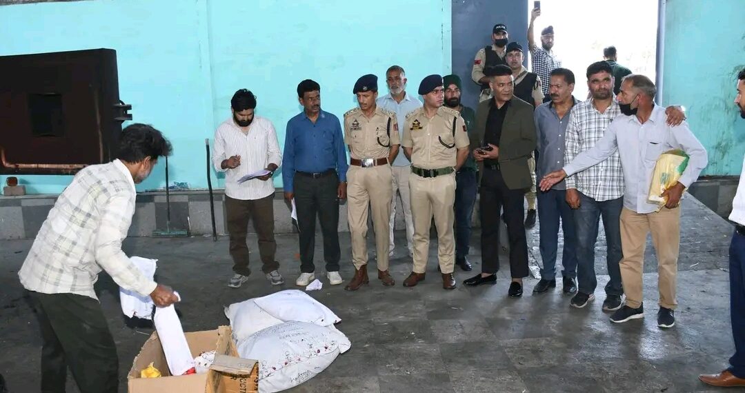Police Dispose Off Seized Narcotics Under Drug Disposal Drive in Srinagar