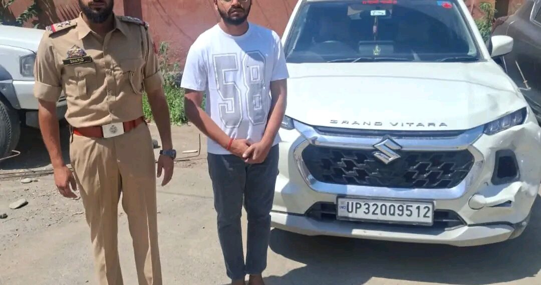 J&K Police Arrests Hit-and-Run Accused from Uttar Pradesh; Offending Vehicle Seized