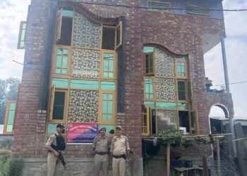 Police attach 10 Properties worth Rs 8 crores of drug peddlers in Srinagar 