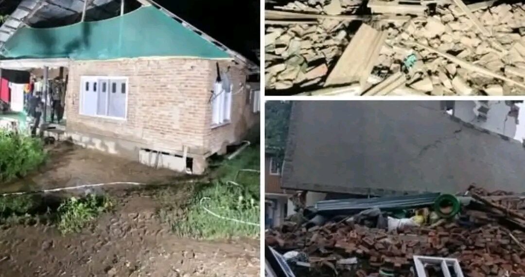 Day after Policeman’s killing, houses of two LeT terrorists demolished in Anantnag