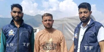 ANTF Kashmir Arrests Punjab-Based Drug Peddler, Recovers Heroin at Lasjan, Nowgam