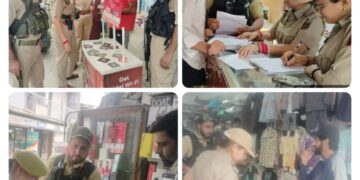 Police Intensify Security Vigil in Baramulla, Inspect SIM Vendors in Pattan