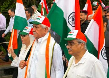 LG Manoj Sinha Leads Tiranga Yatra In Srinagar, Calls It “Historic Day